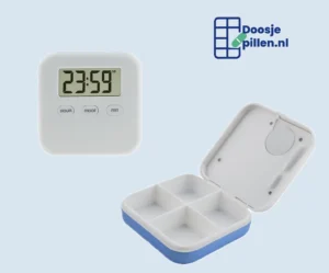 pillendoosje met alarm & timer